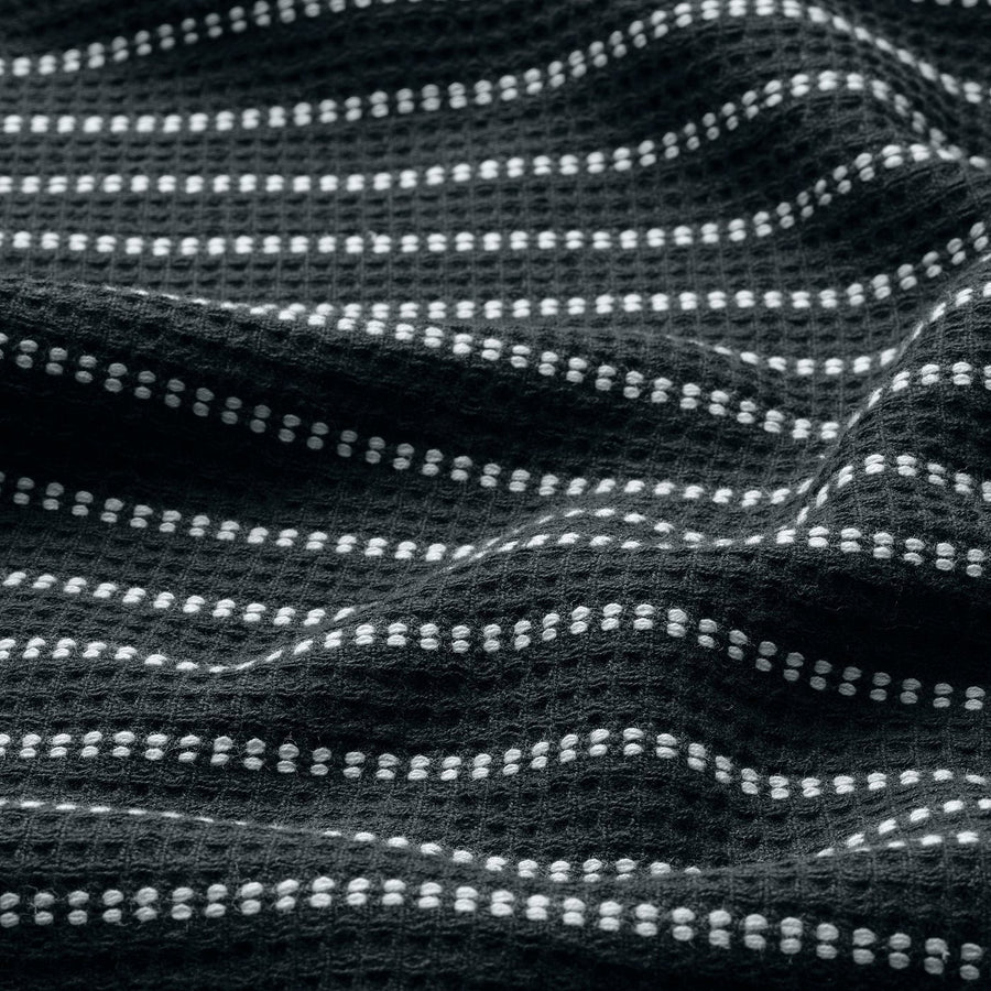 BROKGINST bath sheet, black, 150x100 cm