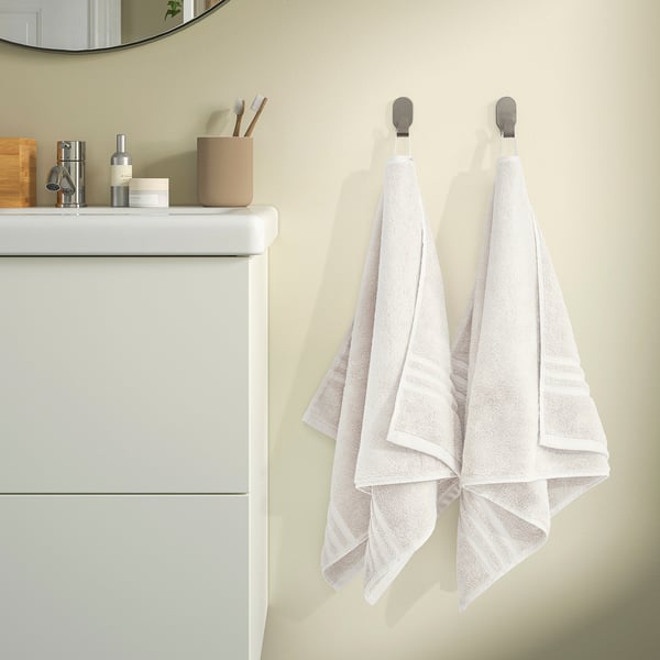 BROKGLIM hand towel, white, 50x100 cm