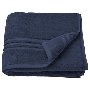 BROKGLIM bath towel, dark blue, 70x140 cm