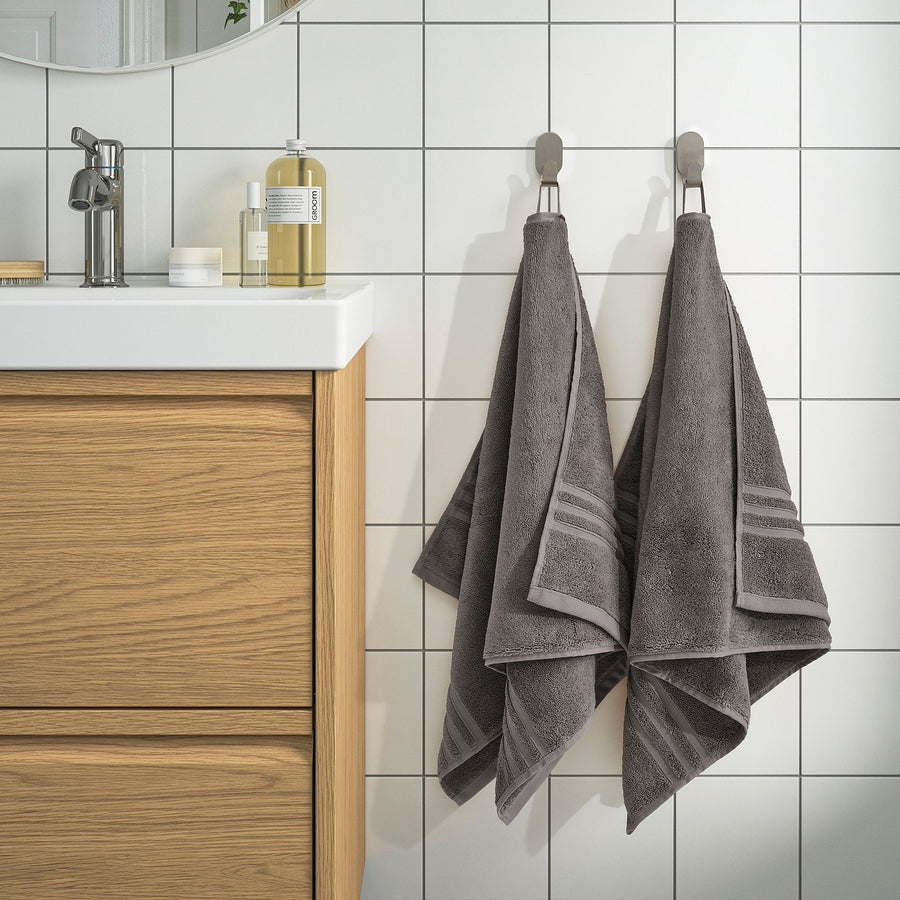 BROKGLIM hand towel, grey, 50x100 cm