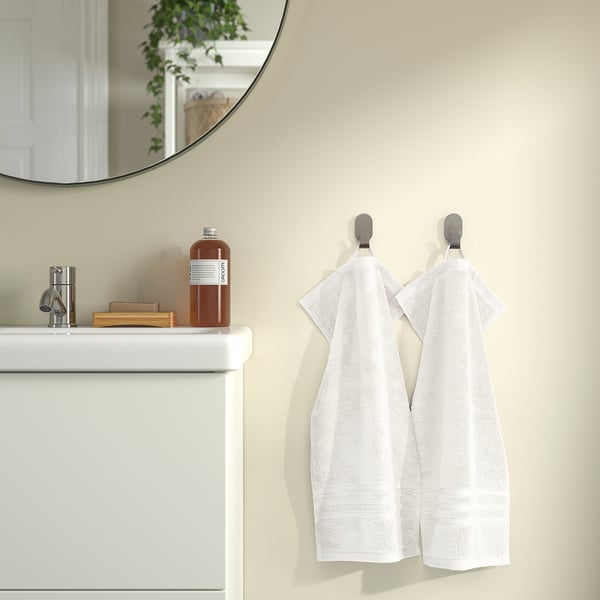 BROKGLIM guest towel, white, 30x50 cm