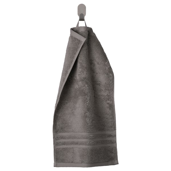 BROKGLIM guest towel, grey, 30x50 cm