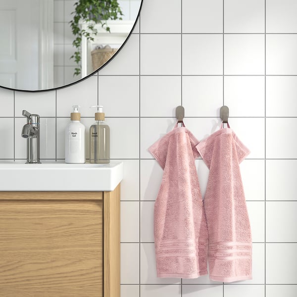 BROKGLIM guest towel, pink, 30x50 cm