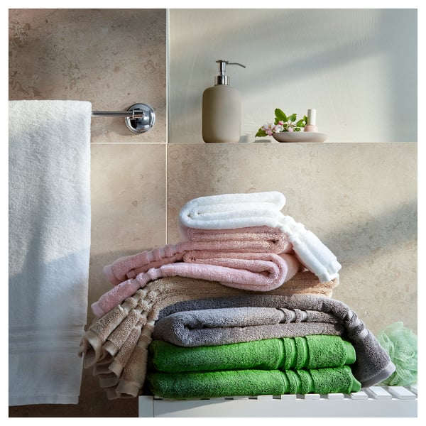 BROKGLIM hand towel, green, 50x100 cm