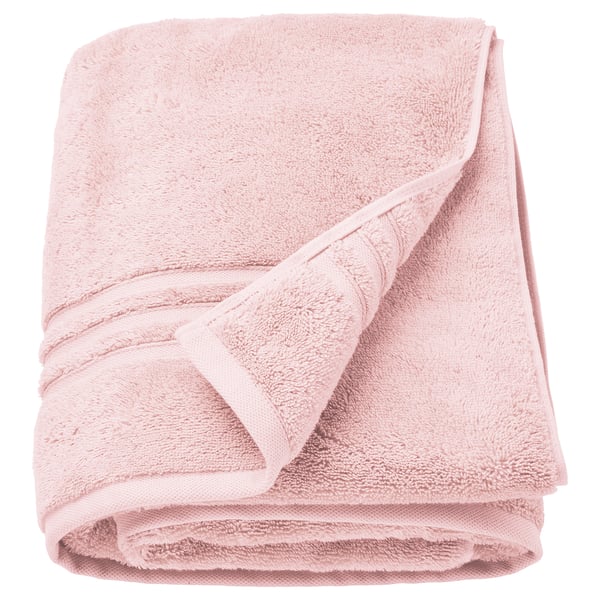 BROKGLIM bath sheet, pink, 100x150 cm