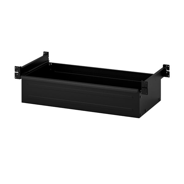BROR drawer, black, 84x39 cm