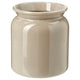 BRUGDHAJ utensil holder, beige, 15 cm