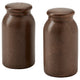 BRUGDHAJ salt/pepper shaker, set of 2, brown, 9 cm