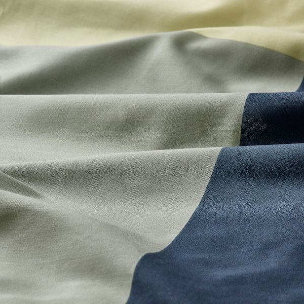 Ikea BRUNKRISSLA - Pillowcase, green/multicolour, 50x80 cm