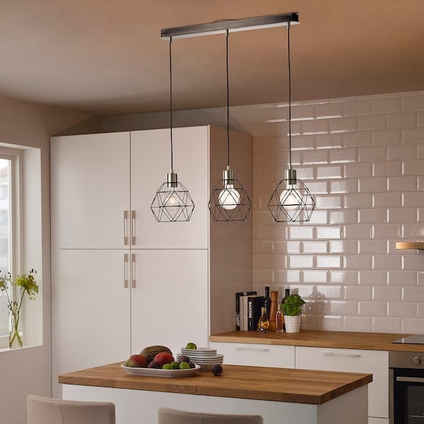 Ikea BRUNSTA - Pendant lamp shade, black, 20 cm