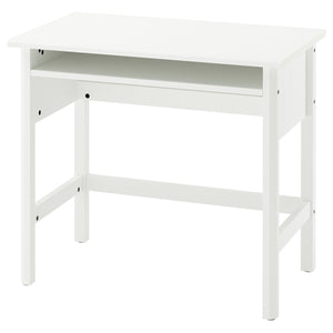 BRYTNING desk, white, 85x53x75 cm