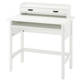 BRYTNING desk with add-on unit, white, 85x53 cm