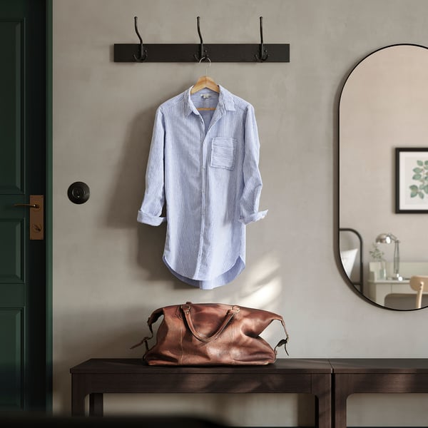 BUMERANG hanger, natural, 43 cm, 8 pack