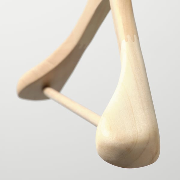 BUMERANG coat-hanger, natural, 46 cm