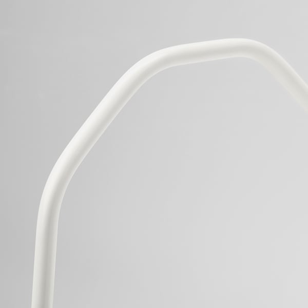 BURVIK side table, white, 38 cm