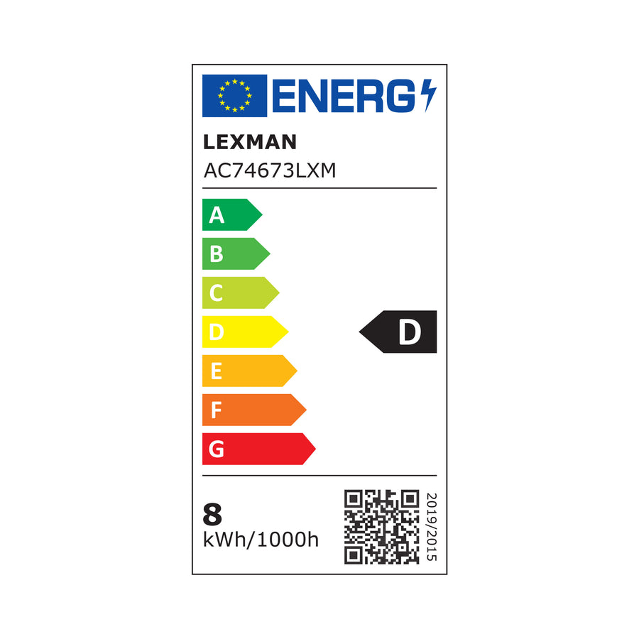E27 LED bulb = 75W, small globe, clear, warm white