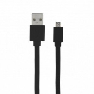 Flat USB Cable MALE/MICROUSB MALE 2.0M NE