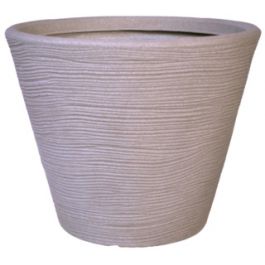 SHABBY STRIPED BELL VASE D.55 ROPE