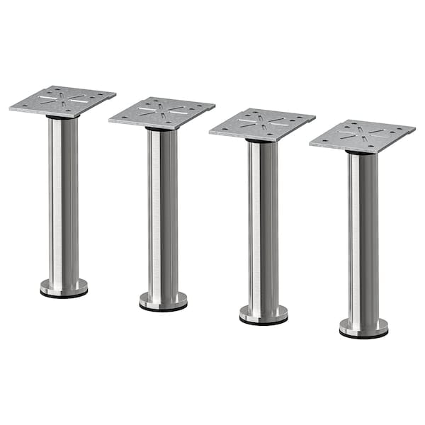 Ikea CAPITA - Leg, stainless steel, 16 cm