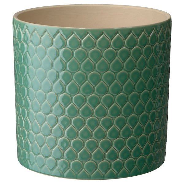 CHIAFRÖN plant pot, in/outdoor green, 24 cm