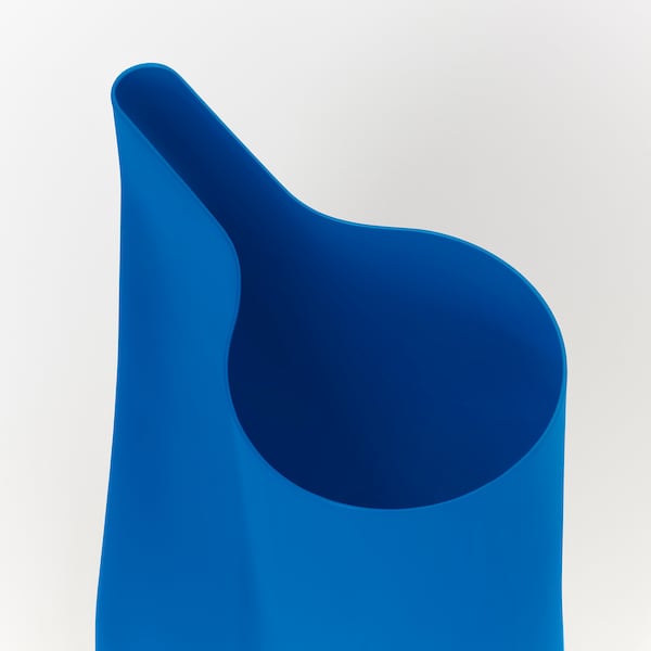 CHILIFRUKT vase/watering can, bright blue, 17 cm