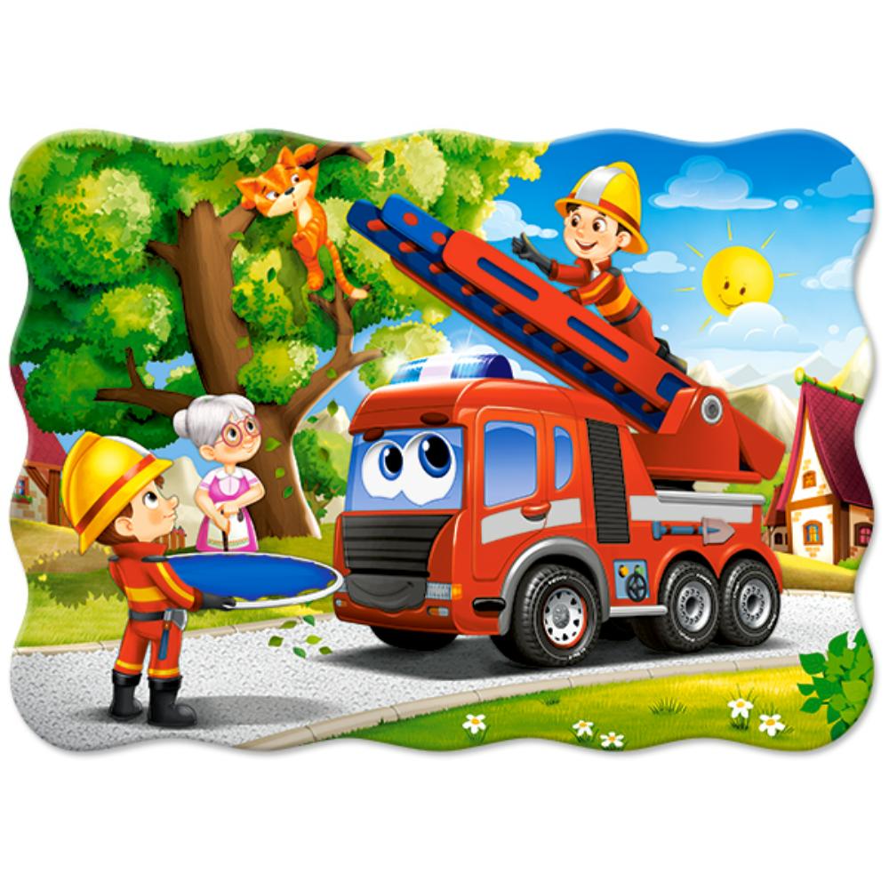 Puzzle 30 Pezzi - Firefighters to the Rescue