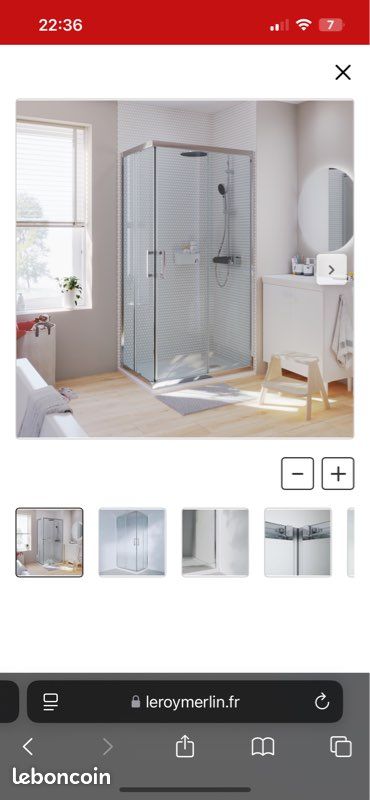 GLASS CORNER SHOWER ENCLOSURE EASY L70X90 H1