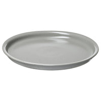 DAGGASTER plate, dotted/grey, 26 cm