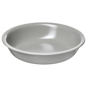 DAGGASTER deep plate, dotted/grey, 19 cm