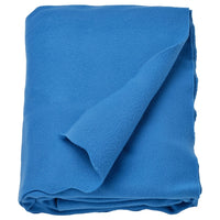DAGGKÅPOR throw, bright blue, 130x170 cm