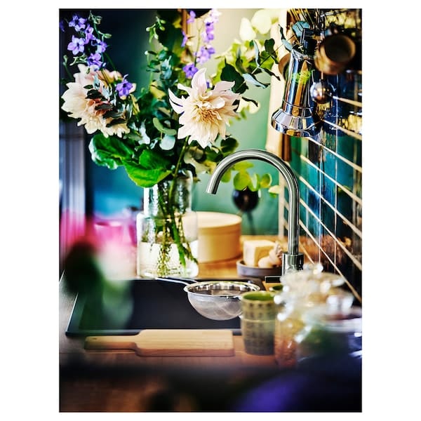 Ikea DELSJÖN Mixer - pewter effect