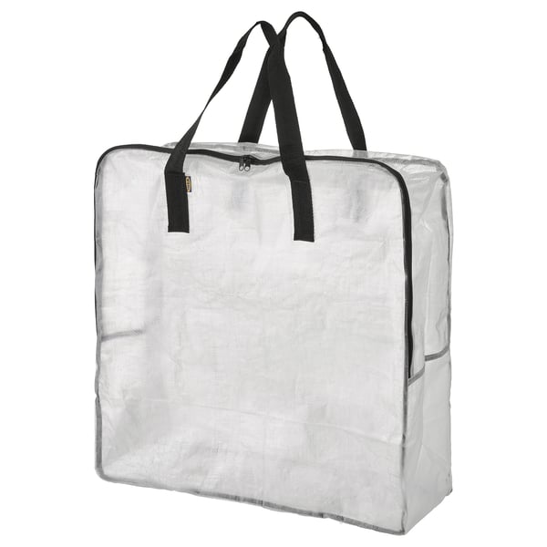 DIMPA storage bag, transparent, 65x22x65 cm