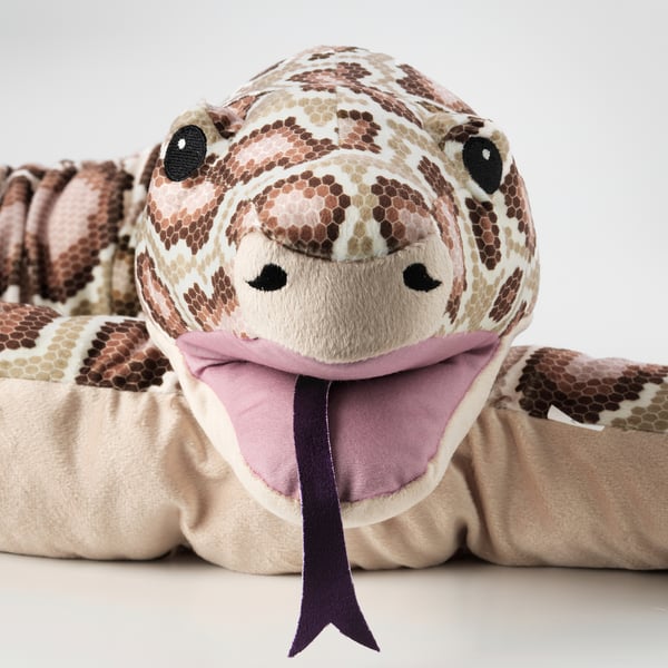 DJUNGELSKOG glove puppet, snake/burmese python