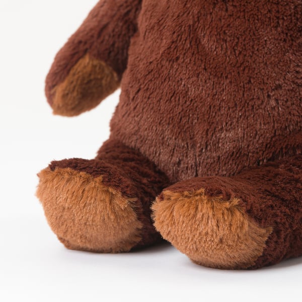 DJUNGELSKOG soft toy, brown bear, 28 cm