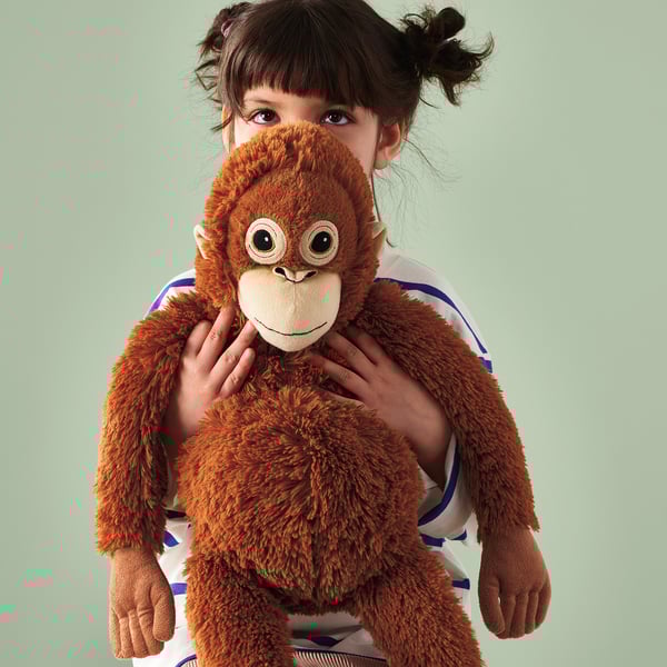 DJUNGELSKOG soft toy, orangutan