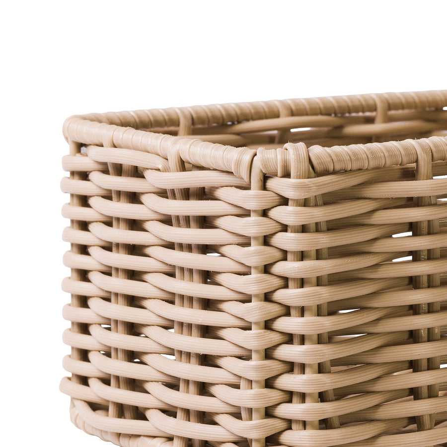 DJURTRÄNARE basket, grey-beige, 12x17x9 cm