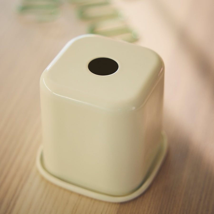 DOFTRIPS growing set, transparent/off-white, 16x14.5x16 cm