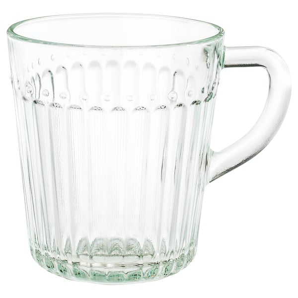 DRÖMBILD mug, clear glass, 25 cl
