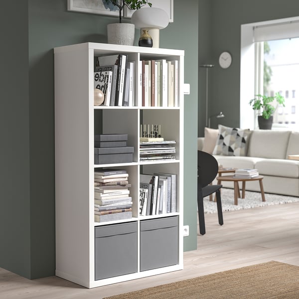 DRÖNA box, dark grey, 33x38x33 cm