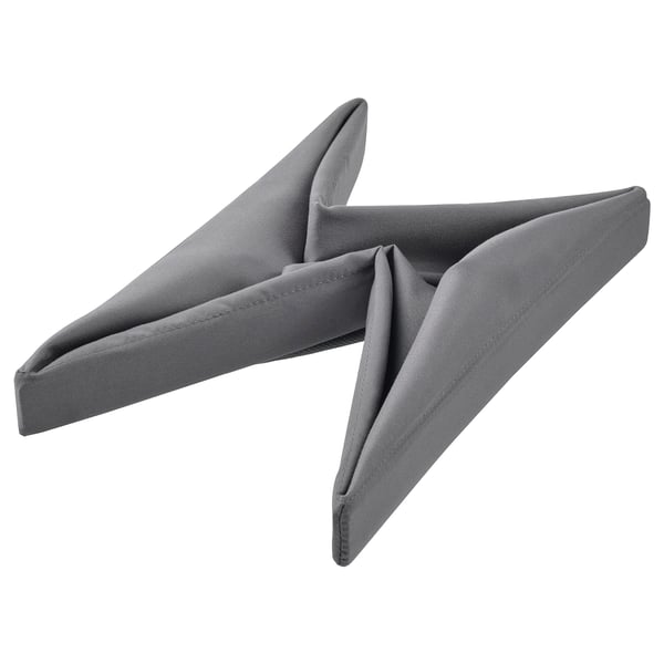 DRÖNA lid, dark grey textile, 39x34 cm