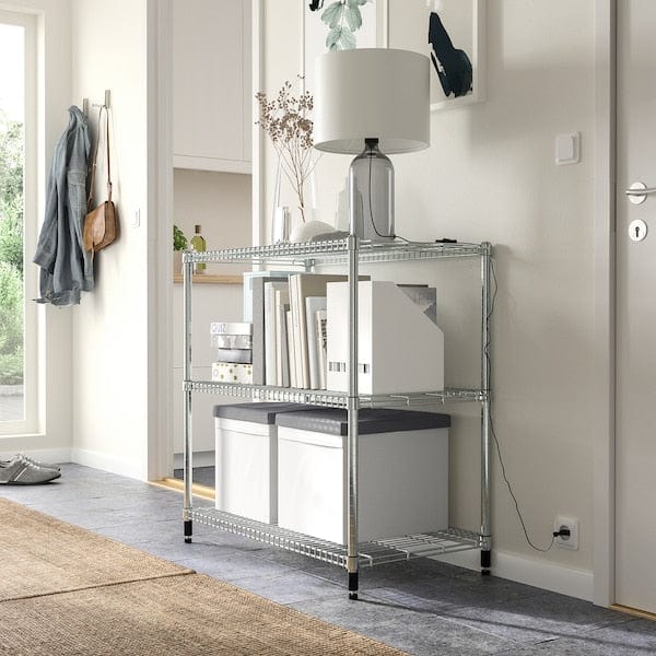 Ikea DRÖNA - Lid, dark grey textile, 39x34 cm