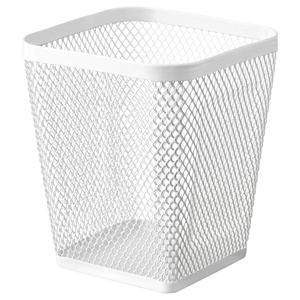 DRÖNJÖNS pen cup, white, 10x10 cm