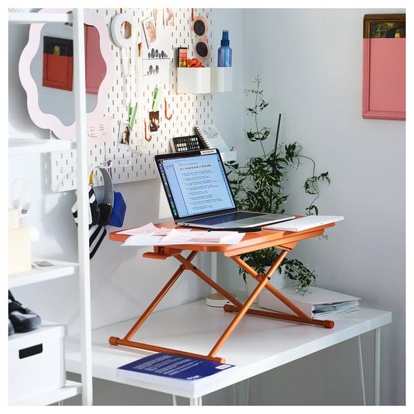 DUBBLA laptop stand, orange, 60x40 cm
