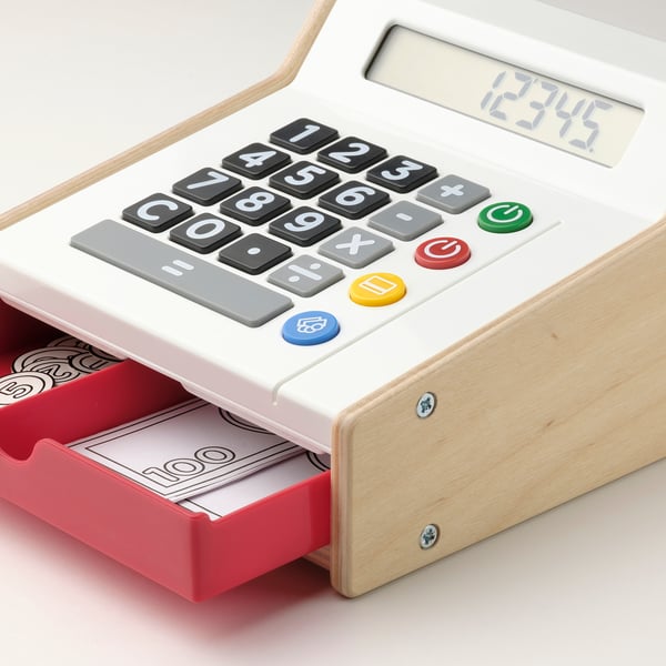 DUKTIG toy cash register, 19x18 cm