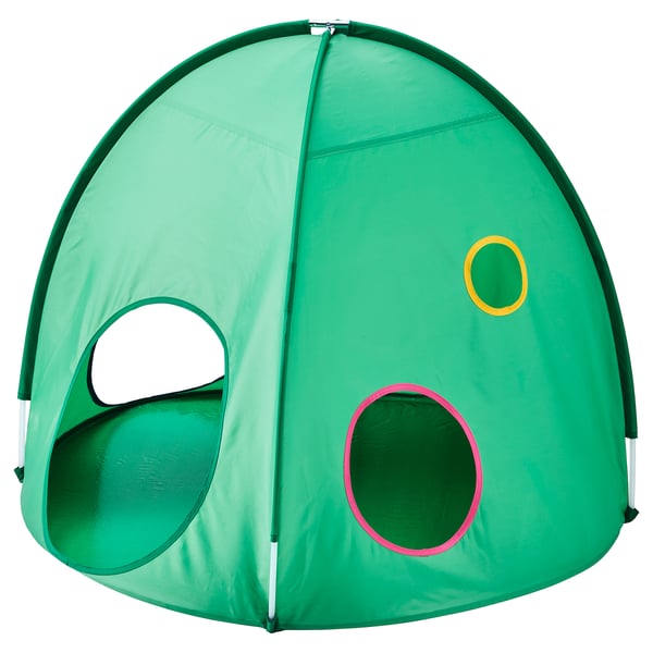 DVÄRGMÅS children's tent, green, 98 cm