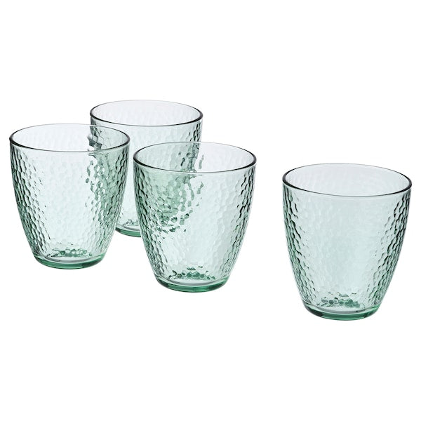 DVÄRGSTUBB glass, green, 27 cl, 4 pack