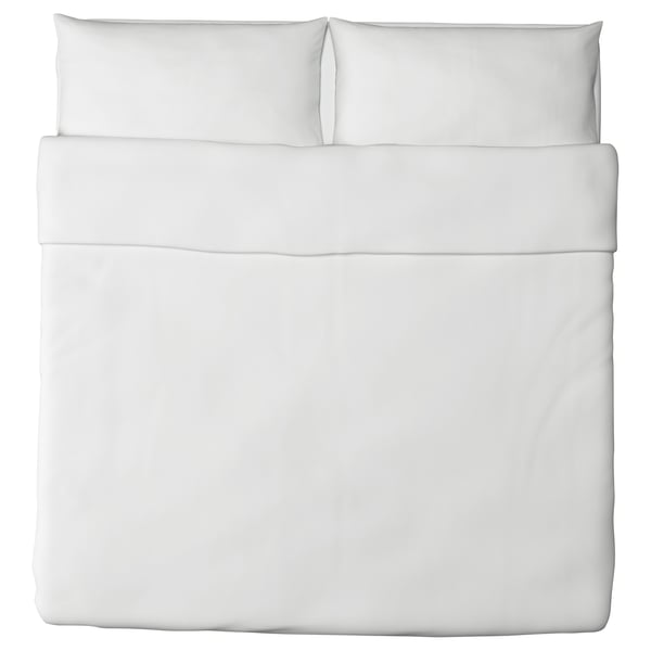 DVALA duvet cover and 2 pillowcases, Thread Count: 152 Inch²Pillowcase Quantity: 2pcsPillowcase Length: 50cmPillowcase Width: 80cmDuvet Cover Length: 220cmDuvet Cover Width: 240cm
