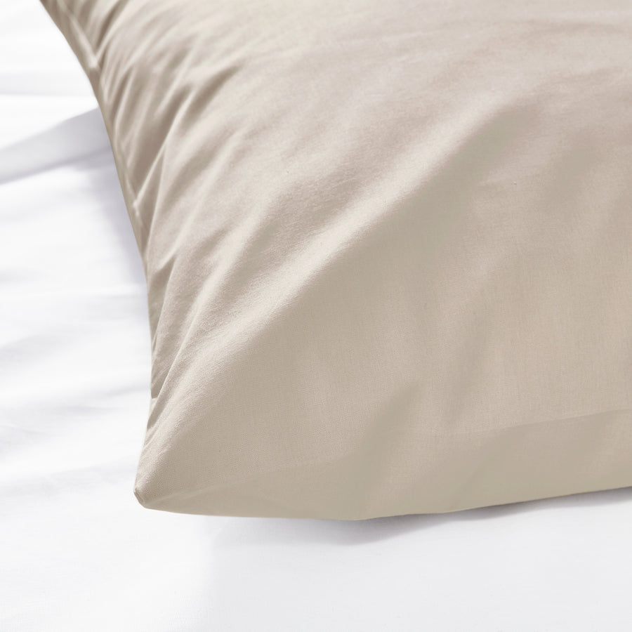 DVALA pillowcase, beige, 50x80 cm, 2 pack