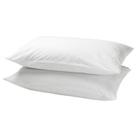 DVALA pillowcase, white, 50x80 cm, 2 pack