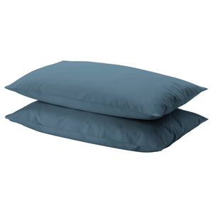 DVALA pillowcase, blue, 50x80 cm, 2 pack